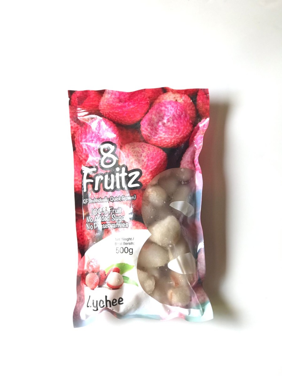 8 Fruitz IQF Lychee Frozen 500 gr